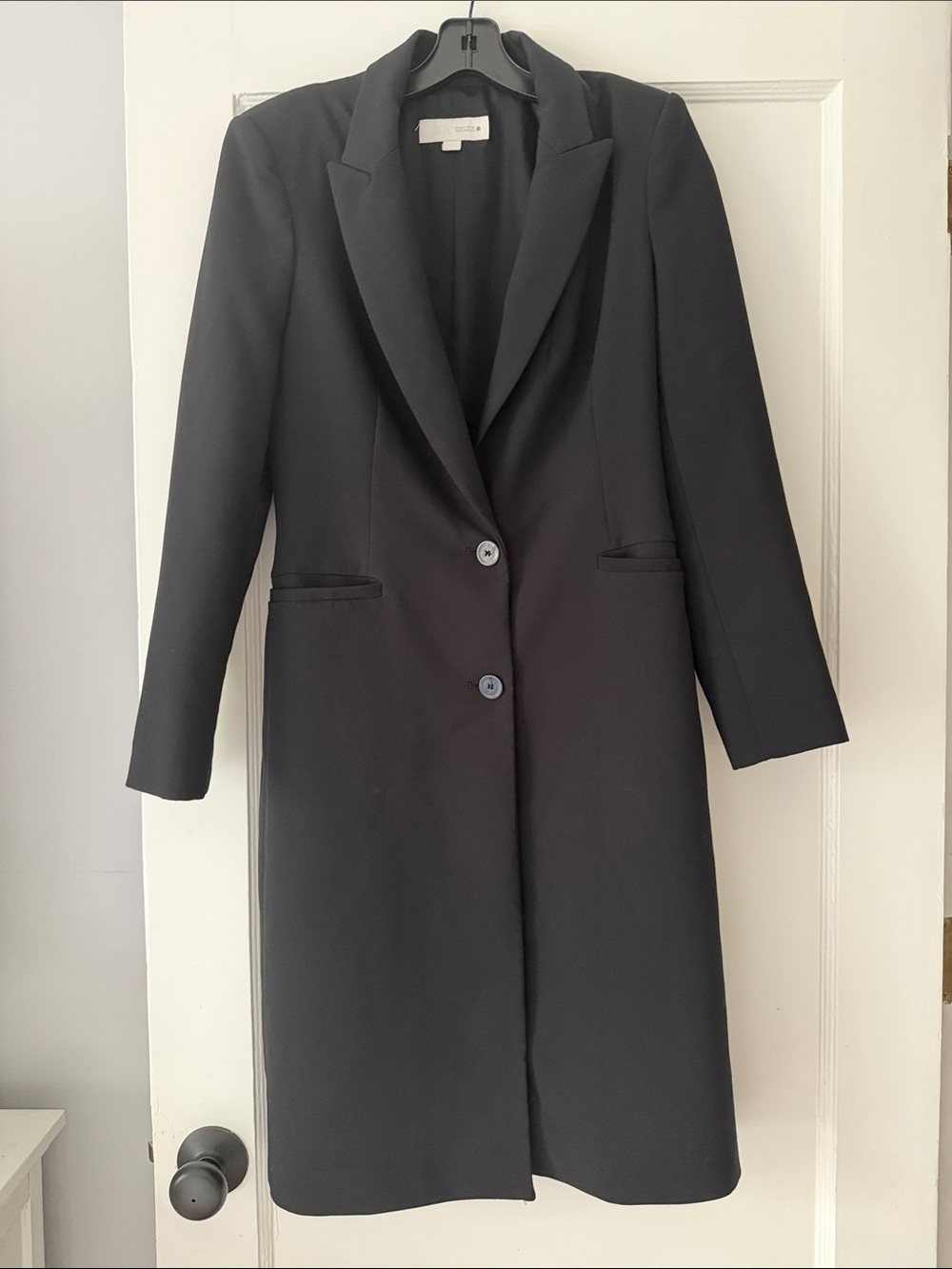 Zara Long Blazer Coat - Picture 2 of 10
